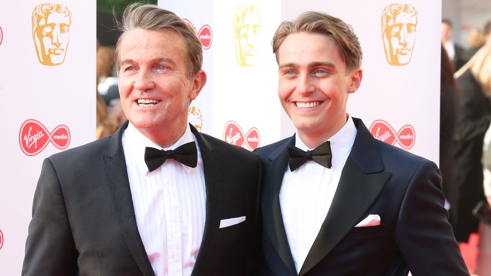 Bradley and Barney Walsh red carpet