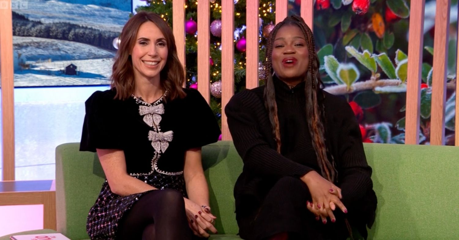 Alex and Clara on The One Show