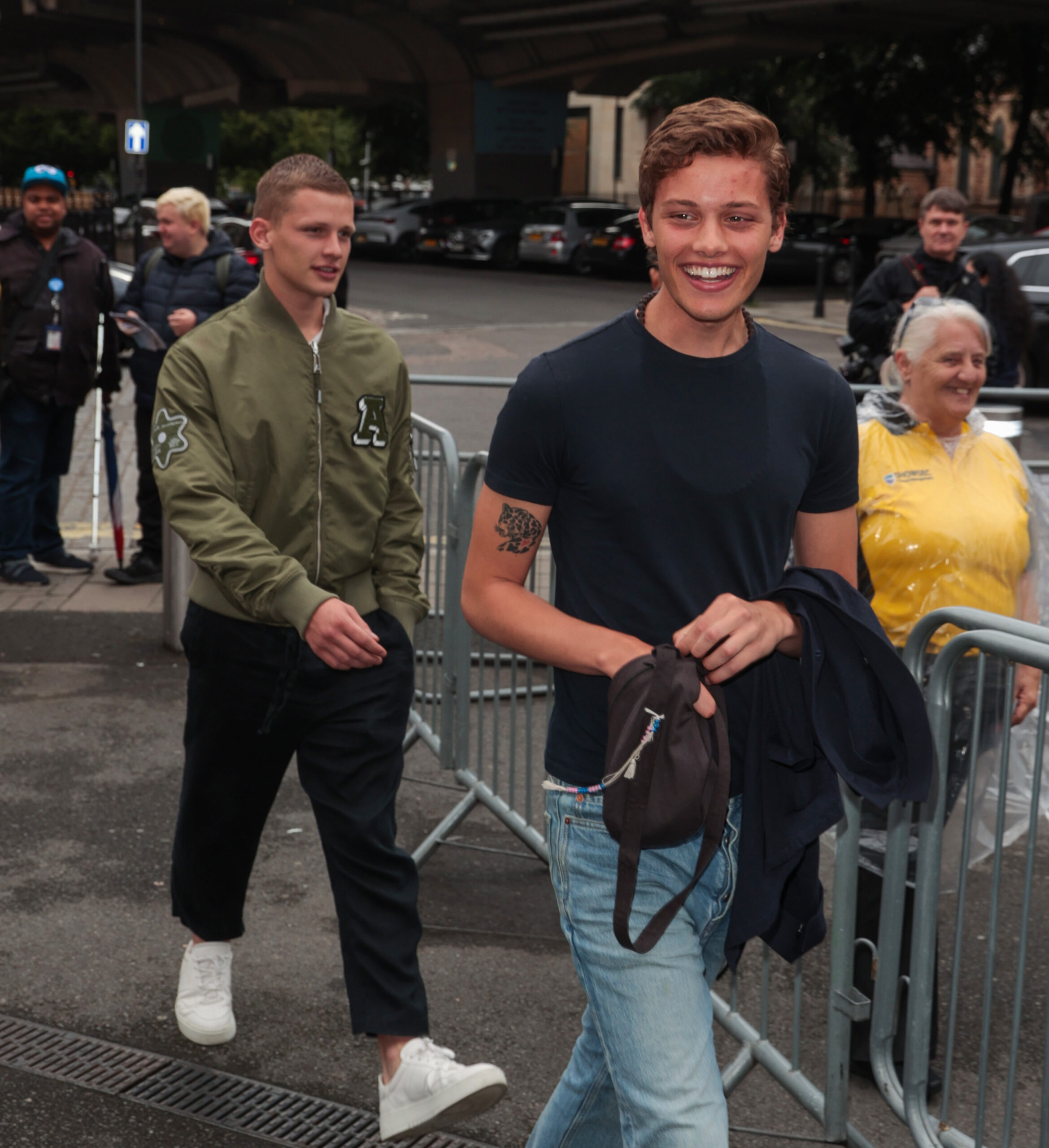 Freddy and Bobby Brazier smiling