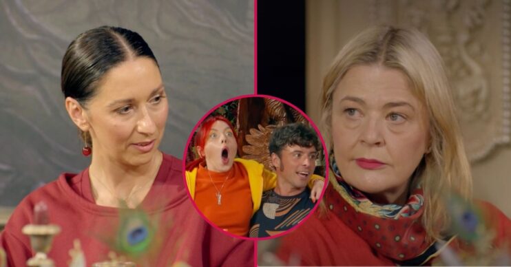 Rachel, Jessie and James and Harret from The Traitors