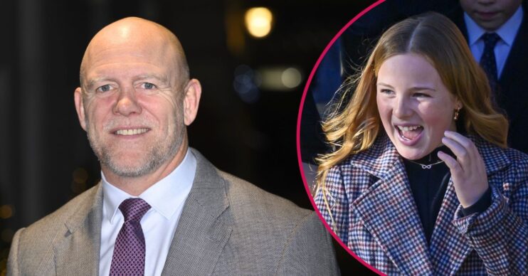 ED composite of Mike Tindall and Mia Tindall smiling