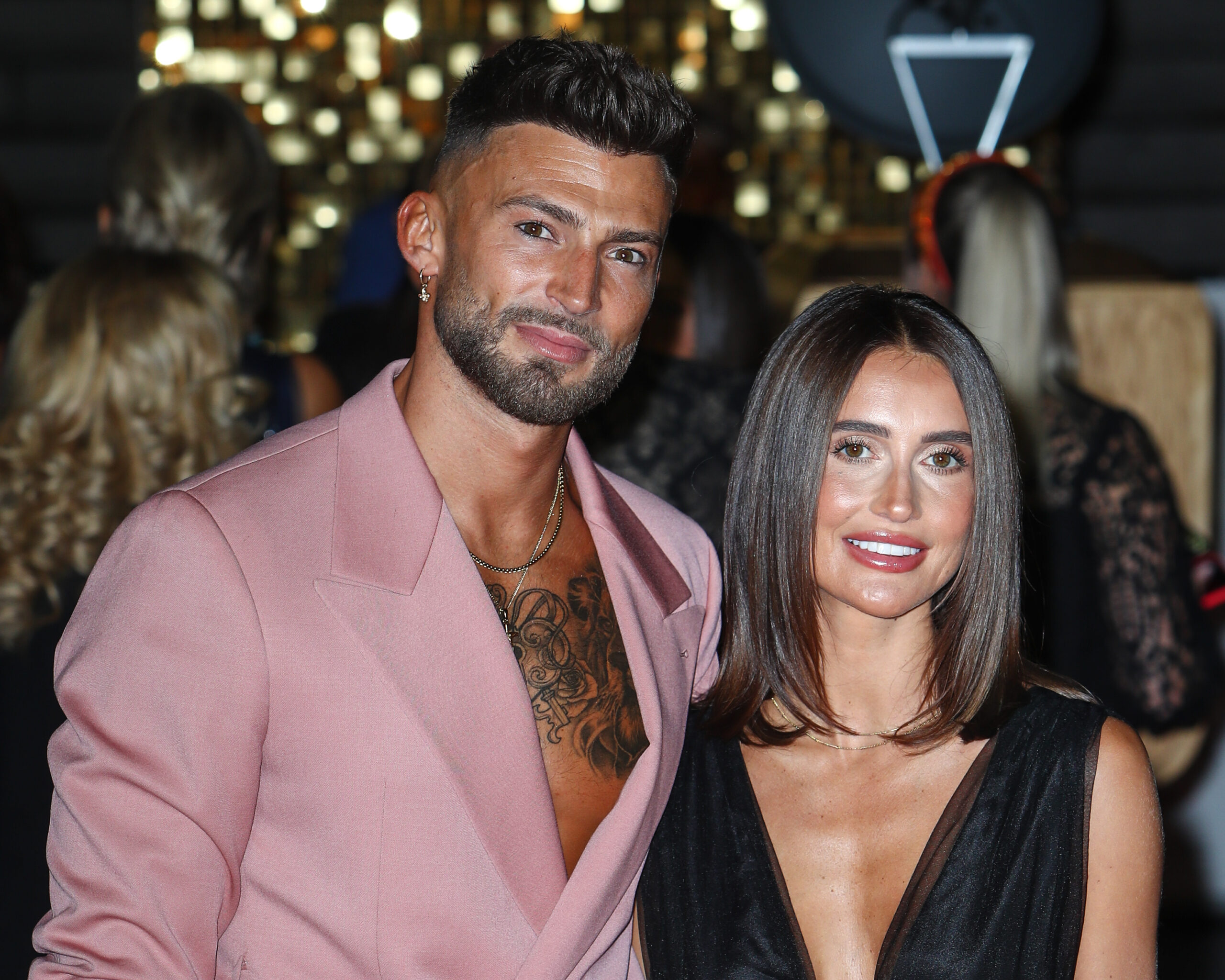 Jake Quickenden and his wife Sophie at an event 