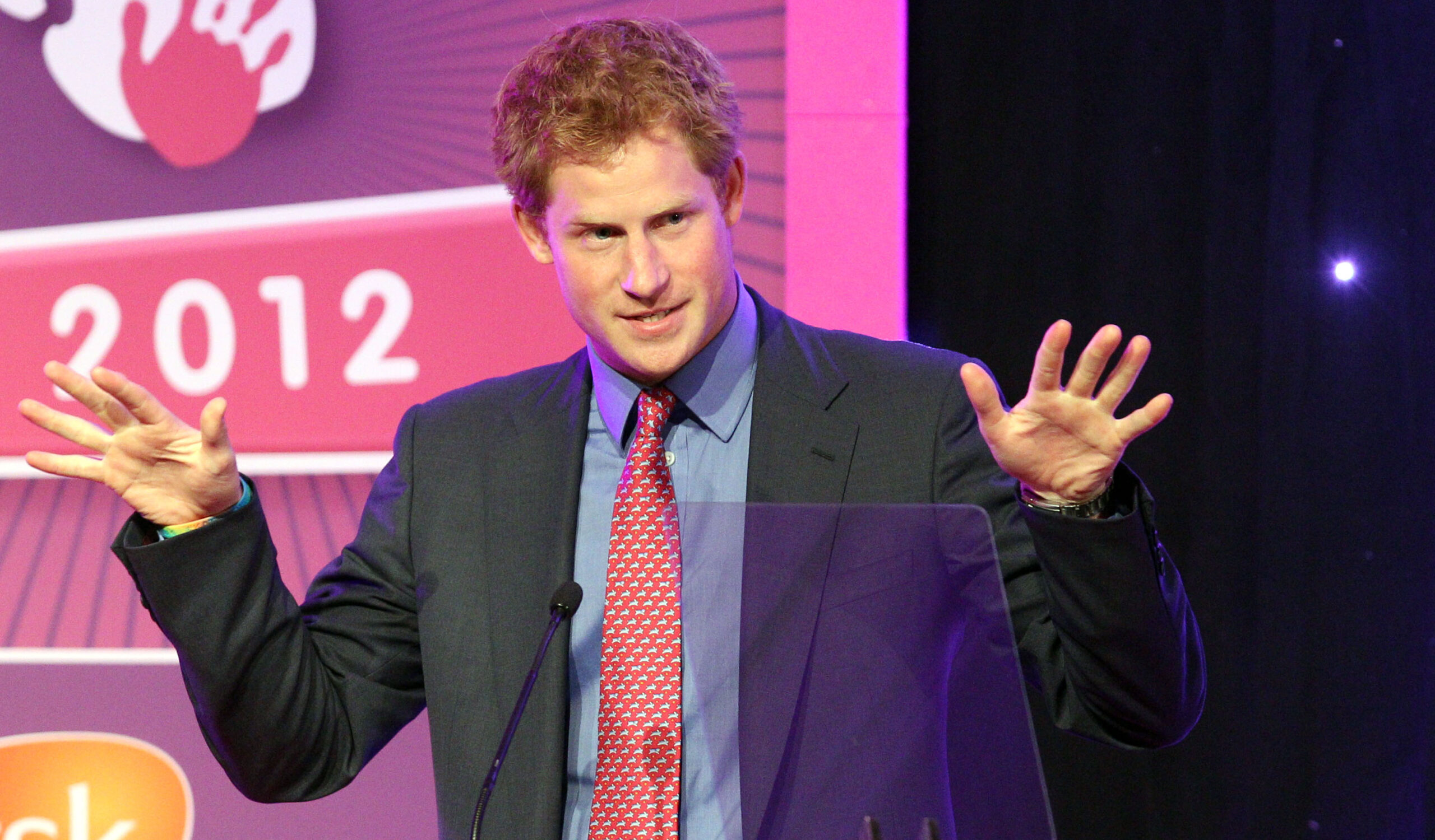 Prince Harry in 2012 