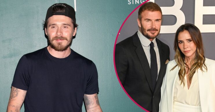 Brooklyn Beckham / David and Victoria Beckham