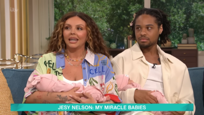 Zion Foster and Jesy Nelson on This Morning
