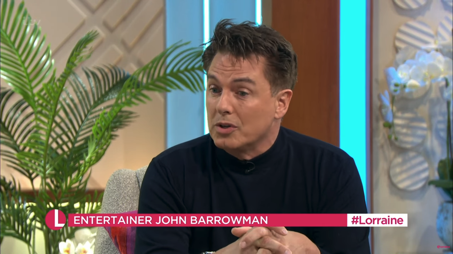 John Barrowman speaking on Lorraine