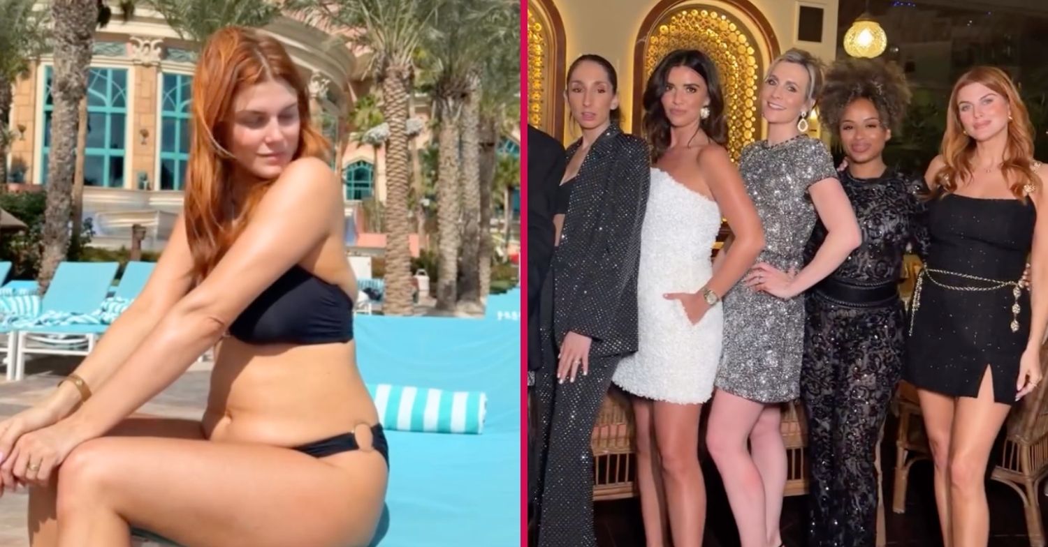 Ashley James in a bikini on free trip to Dubai 