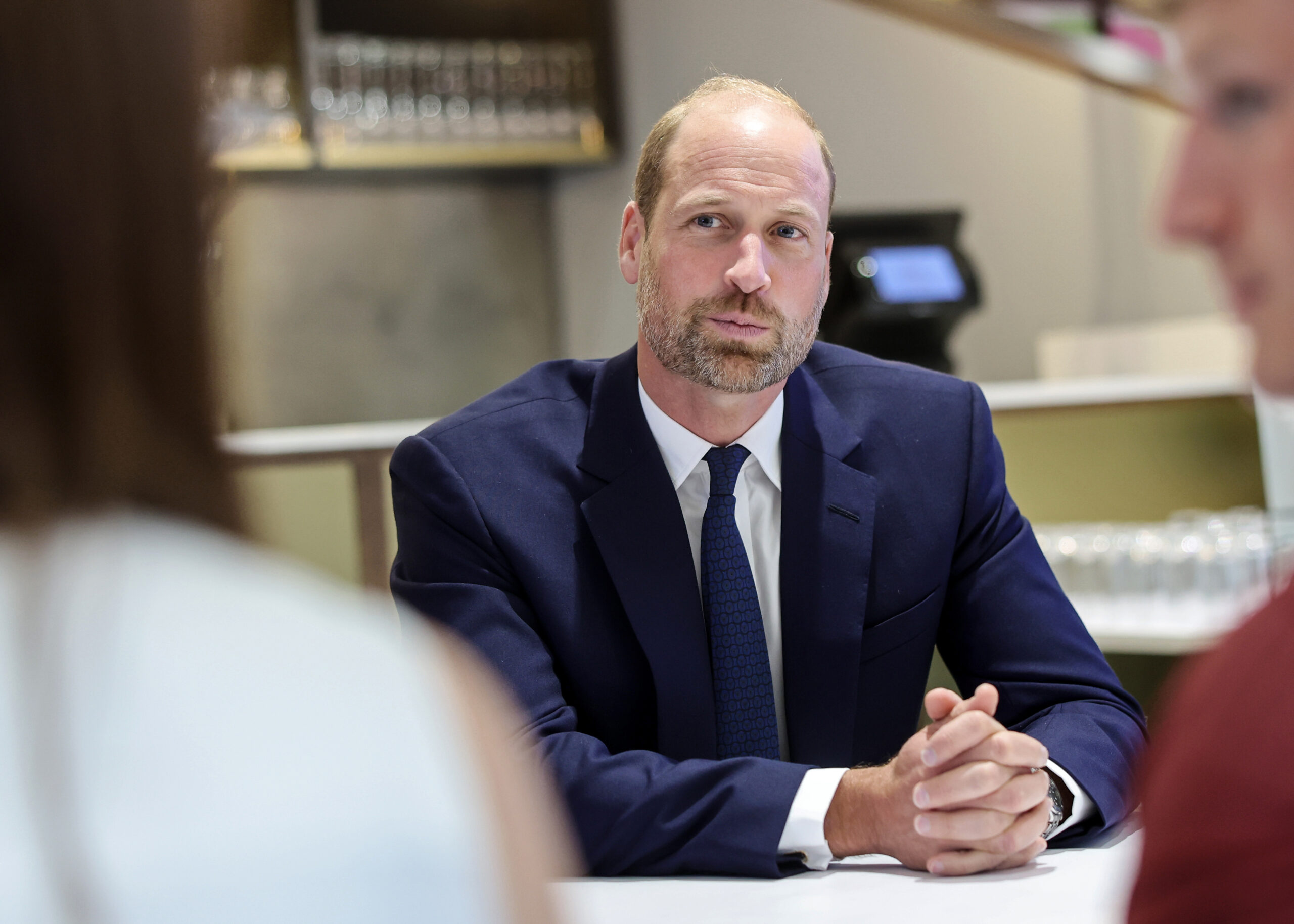 Prince William in suit at royal engagement
