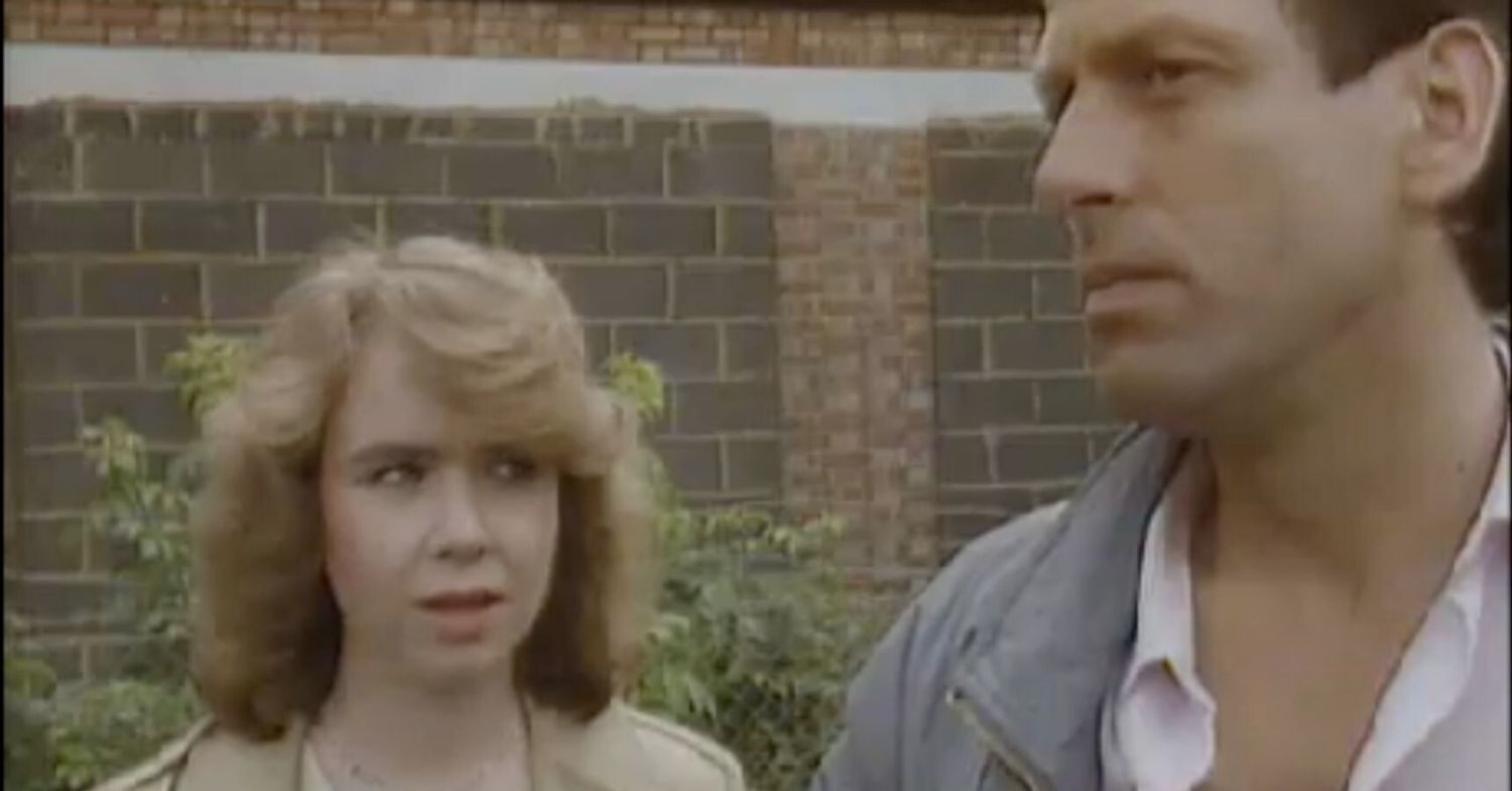 Michelle and Dirty Den in EastEnders 