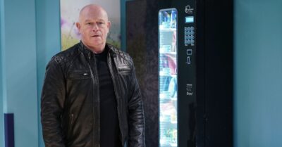 Grant Mitchell looking serious in EastEnders