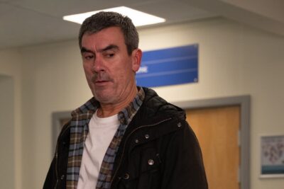 Cain Dingle at the hospital
