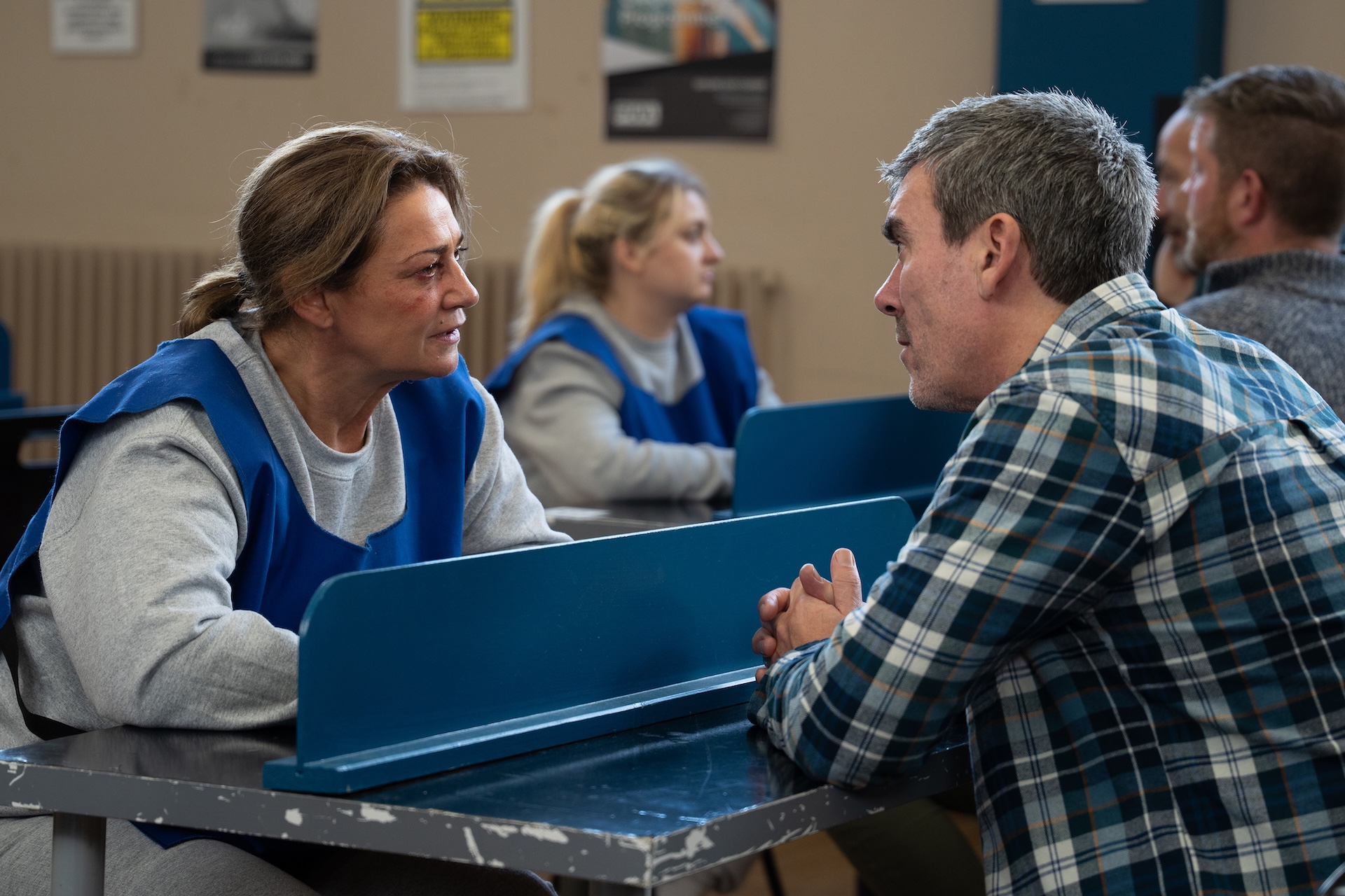 There's drama for Moira in Emmerdale this week (Credit: ITV)