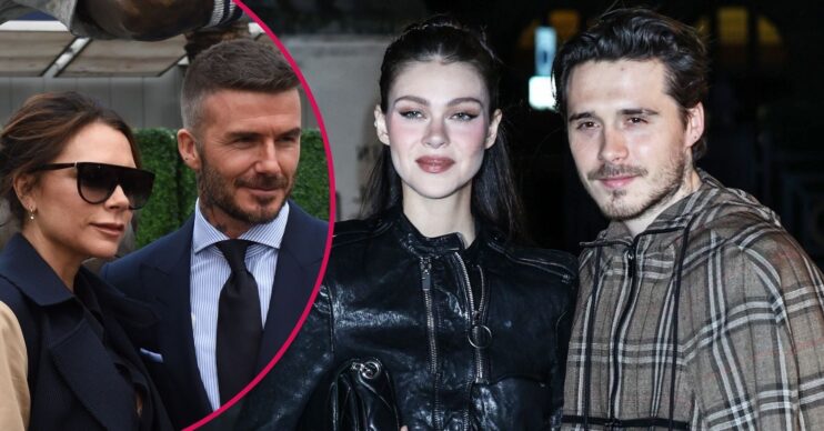David Beckham and Victoria Beckham/Brooklyn Beckham and Nicola Peltz