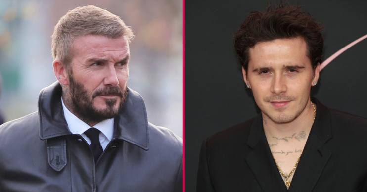 David and Brooklyn Beckham