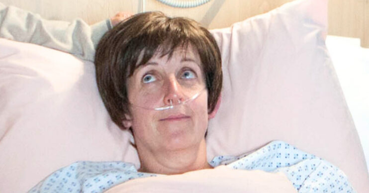 Coronation Street's Hayley in hospital