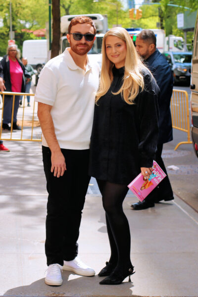 Daryl Sabara and Meghan Trainor smiling