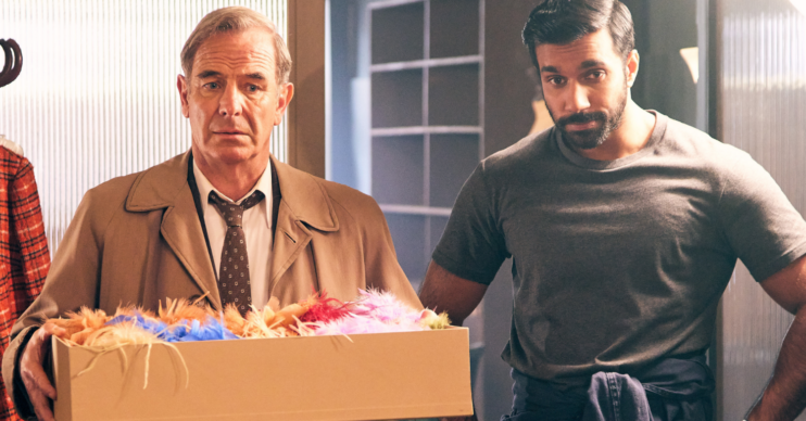 Robson Green and Rishi Nair in Grantchester