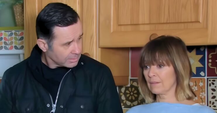 Graham and Rhona in Emmerdale (Credit: ITV)
