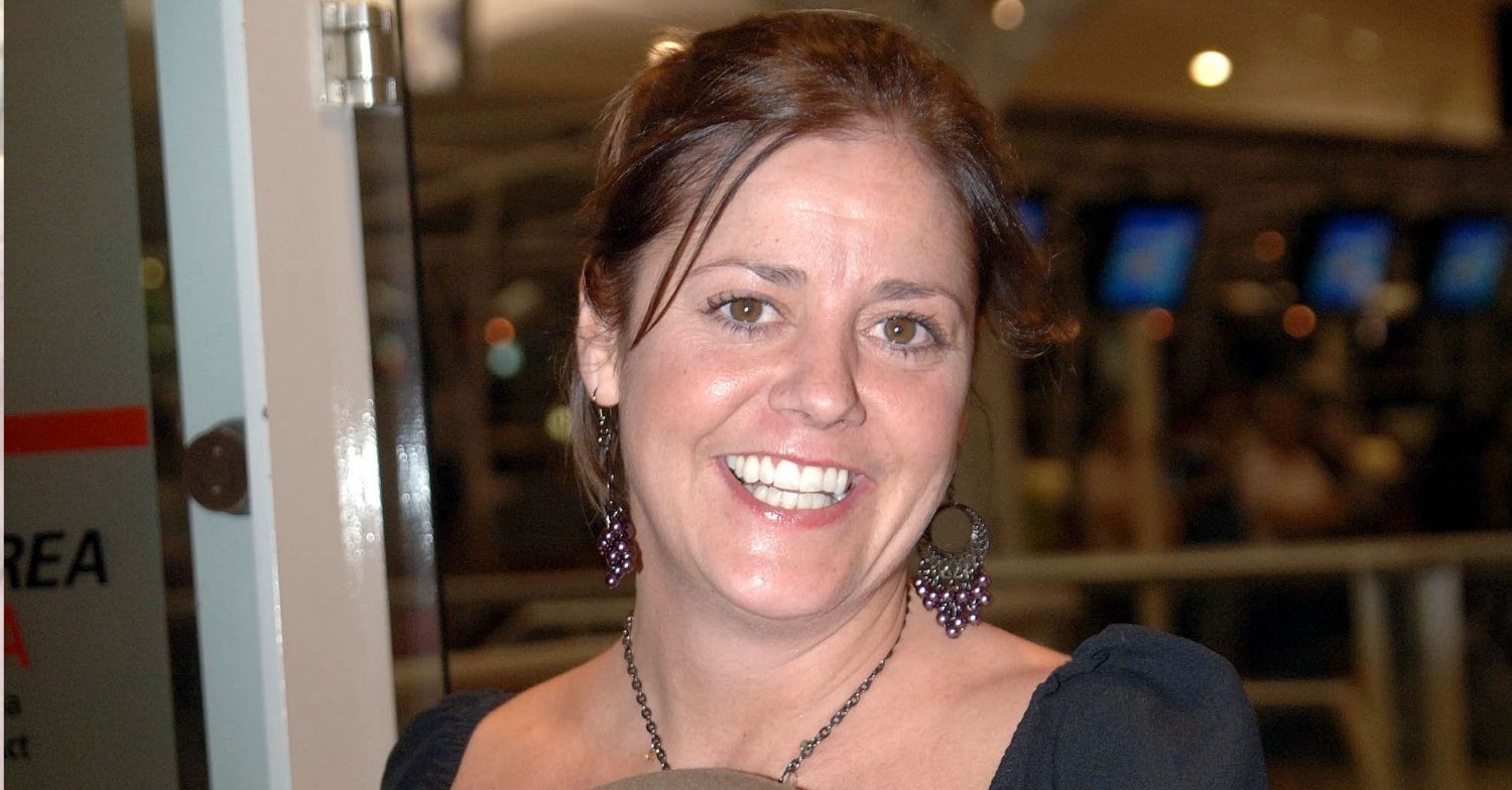 Elaine after she left the I'm A Celebrity jungle