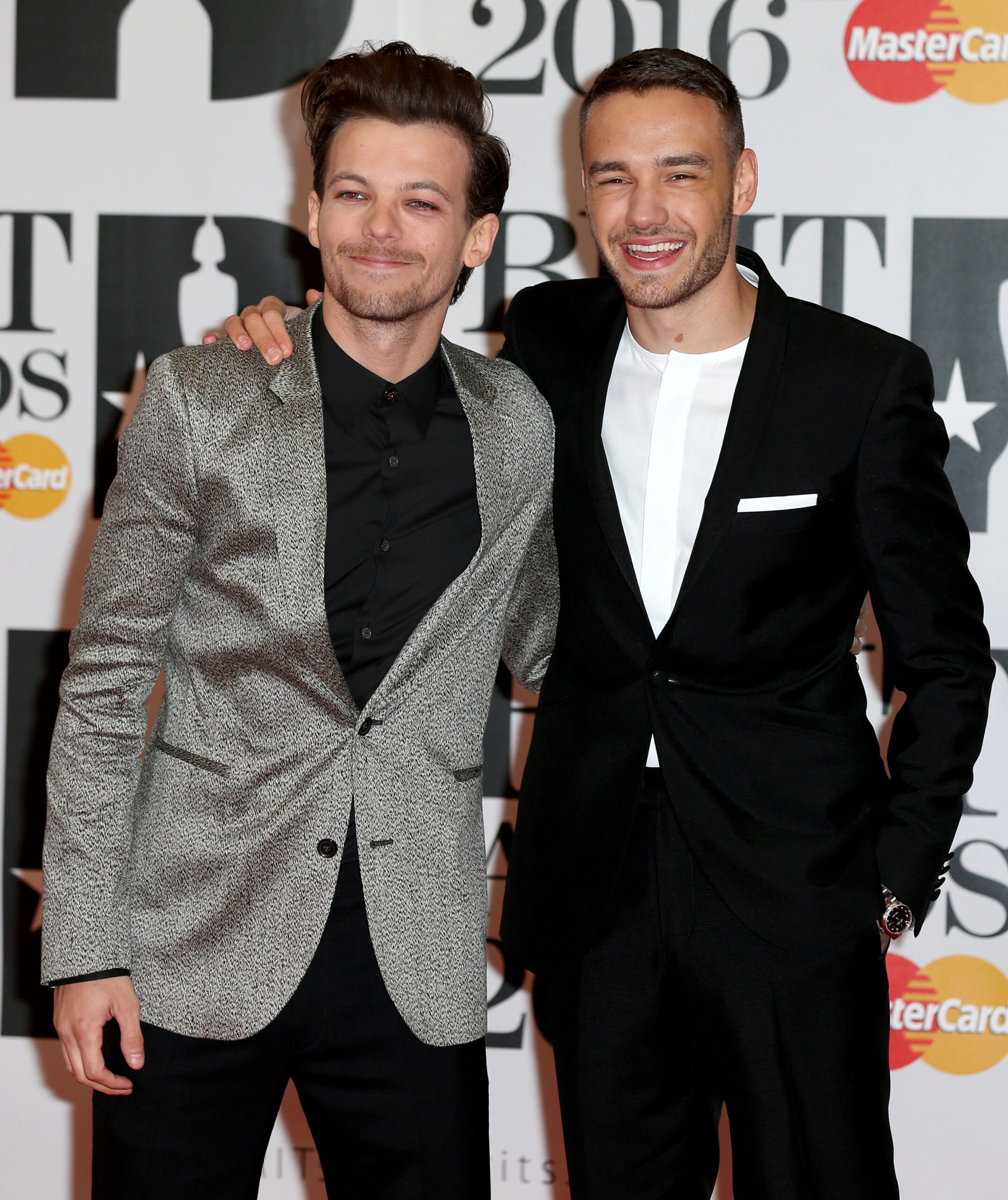 Louis Tomlinson and Liam Payne on the red carpet