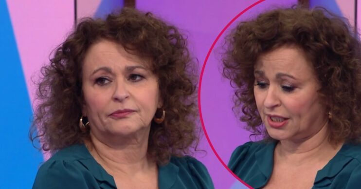 Nadia on Loose Women emotional
