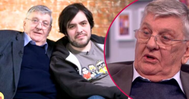 Derek Martin with son David Rapp in EastEnders (Credit: BBC/Composite: ED!)