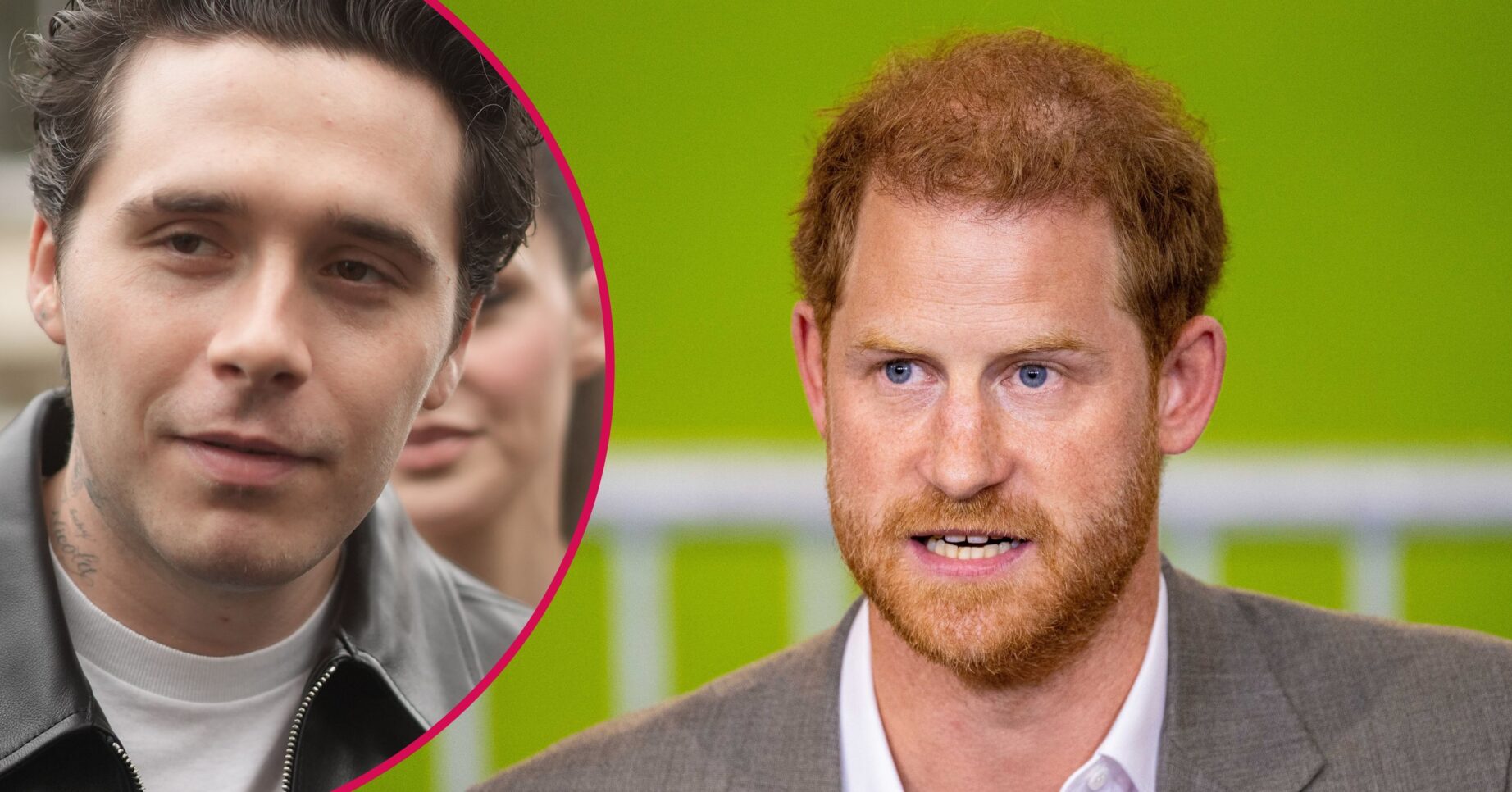 ED composite of Brooklyn Beckham and Prince Harry