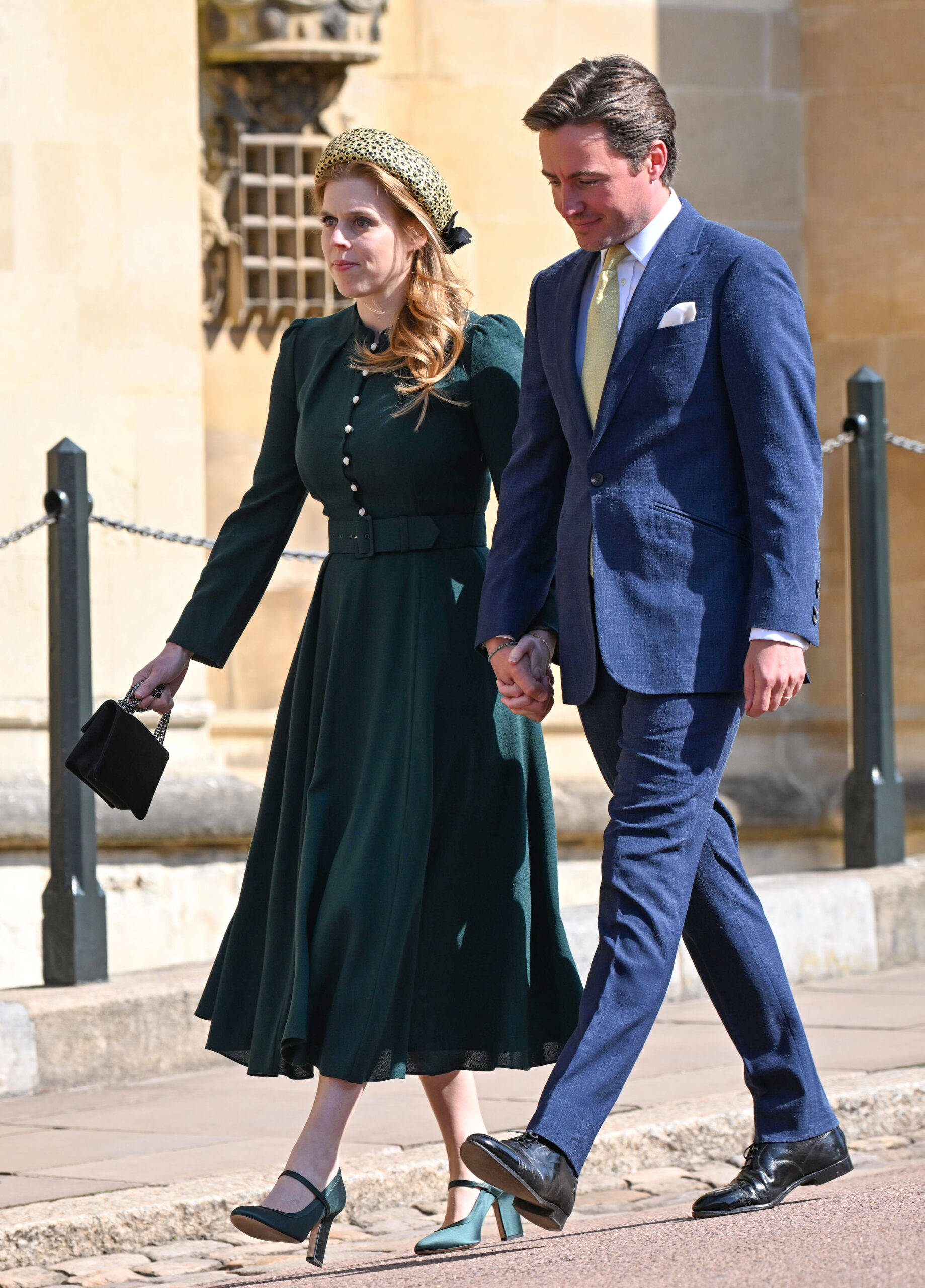 Princess Beatrice and Edoardo Mapelli Mozzi at Easter service