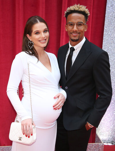 Helen and Scott on a red carpet