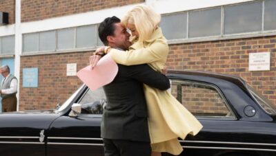 Olly Rix and Helen George on Call the Midwife