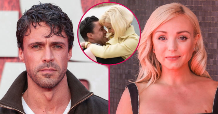 Olly Rix, Helen George and them kissing on Call the Midwife