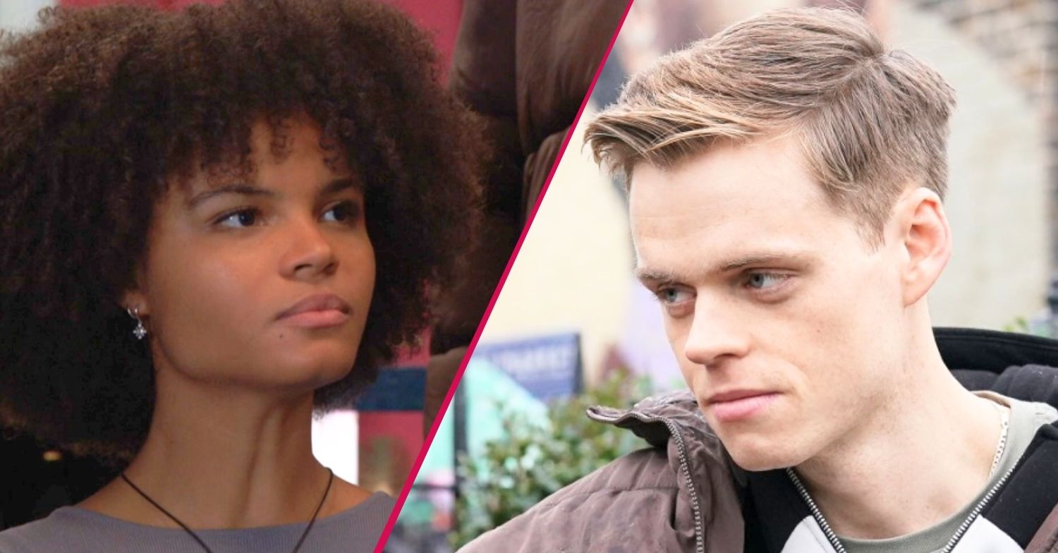 Composite image of Jasmine and Oscar on EastEnders (Credit: BBC/Composite: ED!)