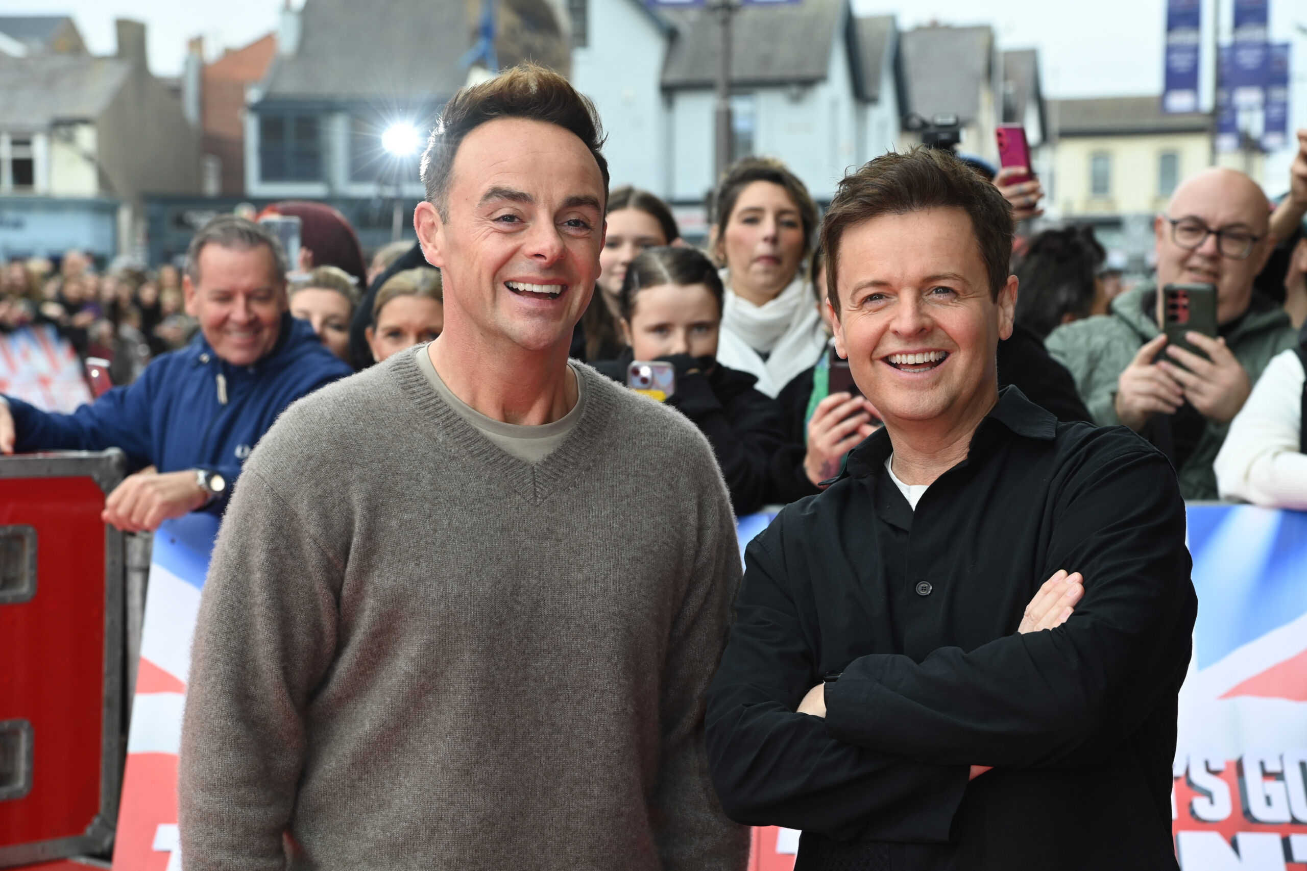 Ant McPartlin and Dec Donnelly on red carpet for BGT