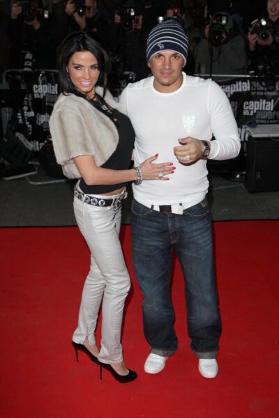 Katie Price and Peter Andre