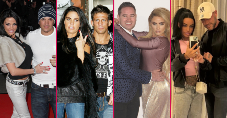 Katie Price with her four husbands