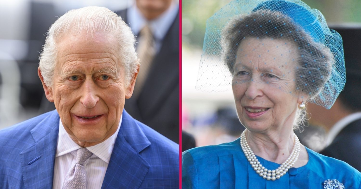 ED composite of King Charles Princess Anne smiling