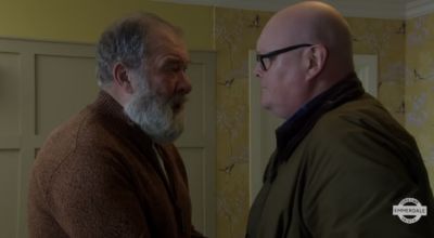 Emmerdale Bear and Paddy speak