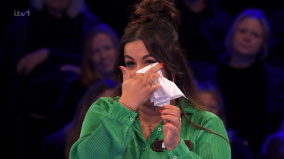 Becca crying on Deal or No Deal