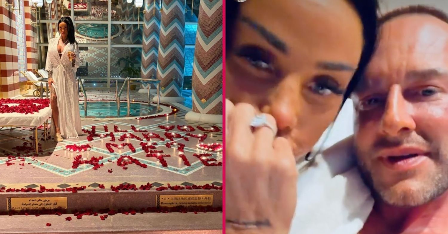 Katie price engagement and ring 