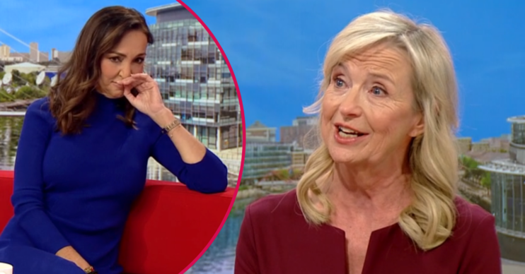Sally Nugent and Carol Kirkwood on BBC Breakfast