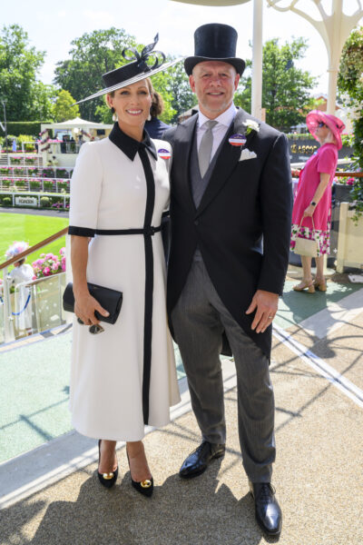 Zara Tindall and Mike Tindall at Royal Ascot