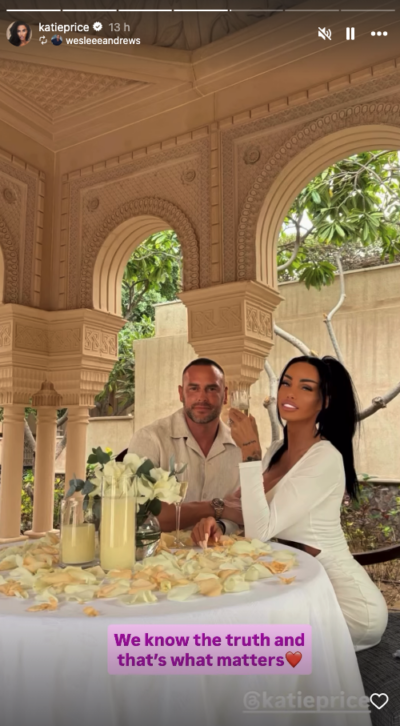 Katie Price and her new husband at their wedding