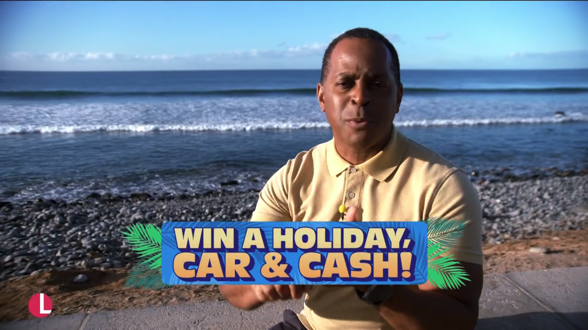 Andi Peters in the Seychelles on the ITV competition