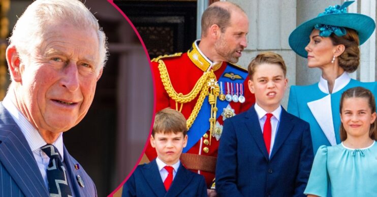 King Charles and The Wales family