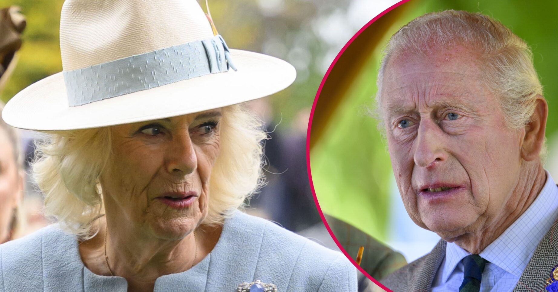 ED composite of Queen Camilla and King Charles during royal appearances