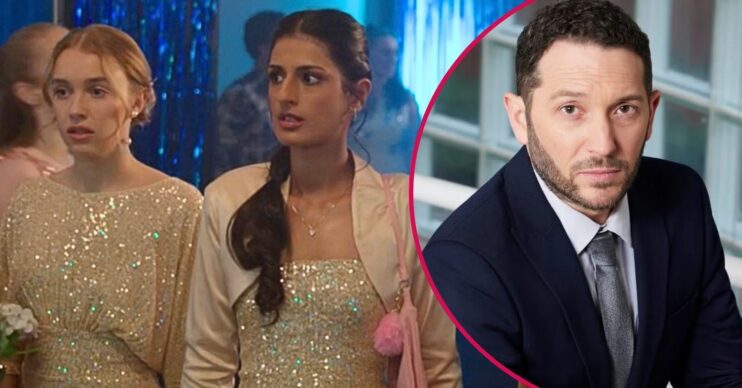 Libby and Aleena in Waterloo Road and Jon Richardson's Darius