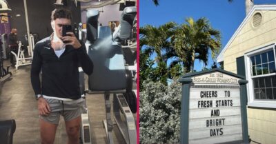 JJ in the gym with cryptic message