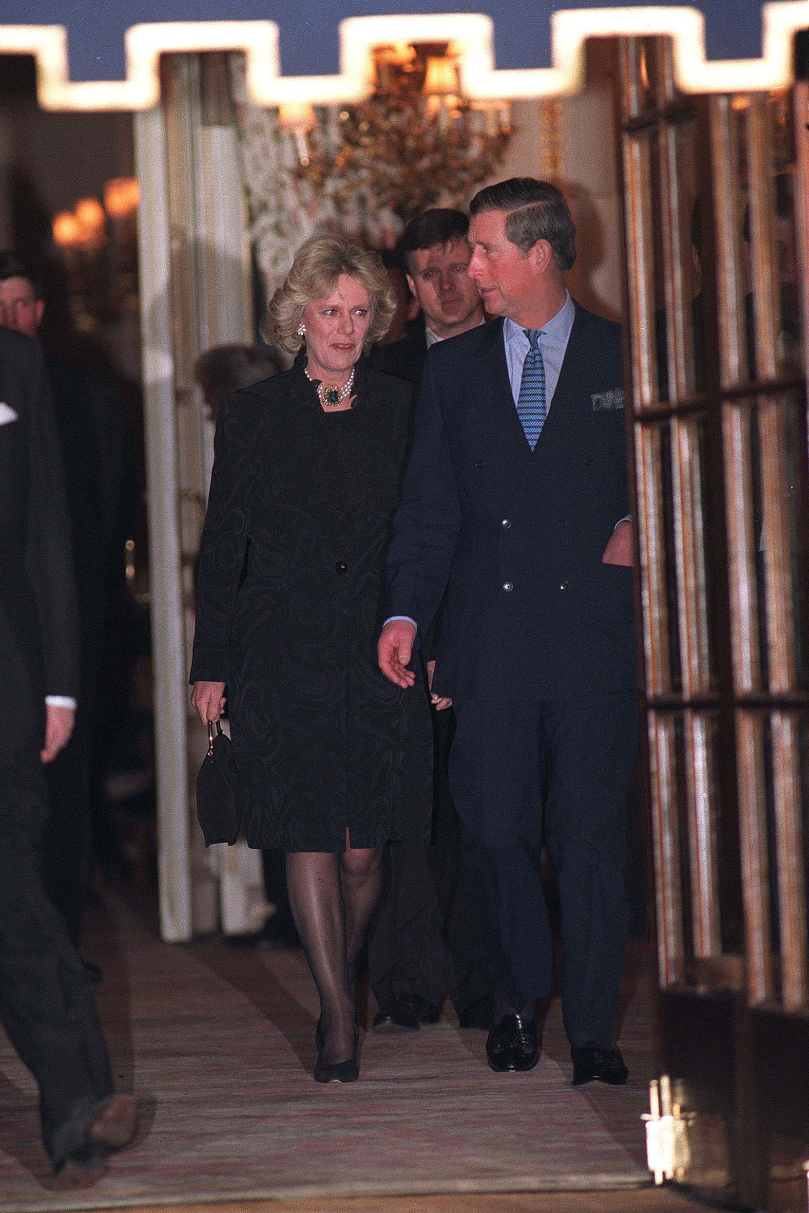 Prince Charles and Camilla on first public outing as couple