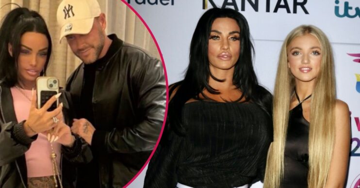 Katie Price and Lee Andrews / Katie Price and Princess Andre on the red carpet