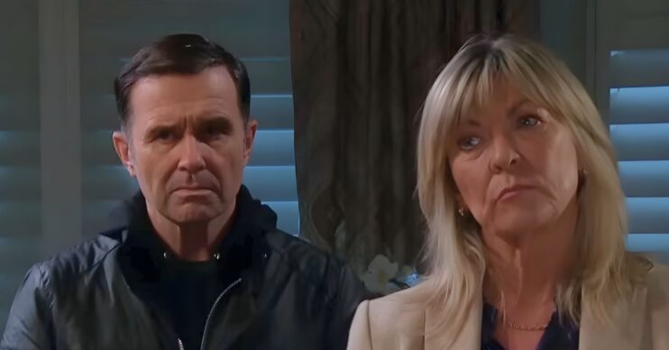 Graham and Kim in Emmerdale (Credit: ITV)